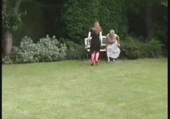 Meesteres mooiste sexfilm van half-Bowl, steile slaaf.